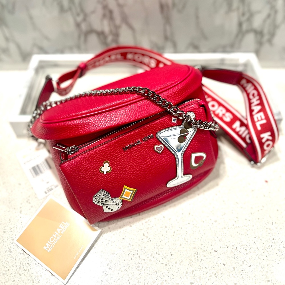 Michael Kors Slater Medium Embellished Sling Pack NWT - Picture 12 of 12